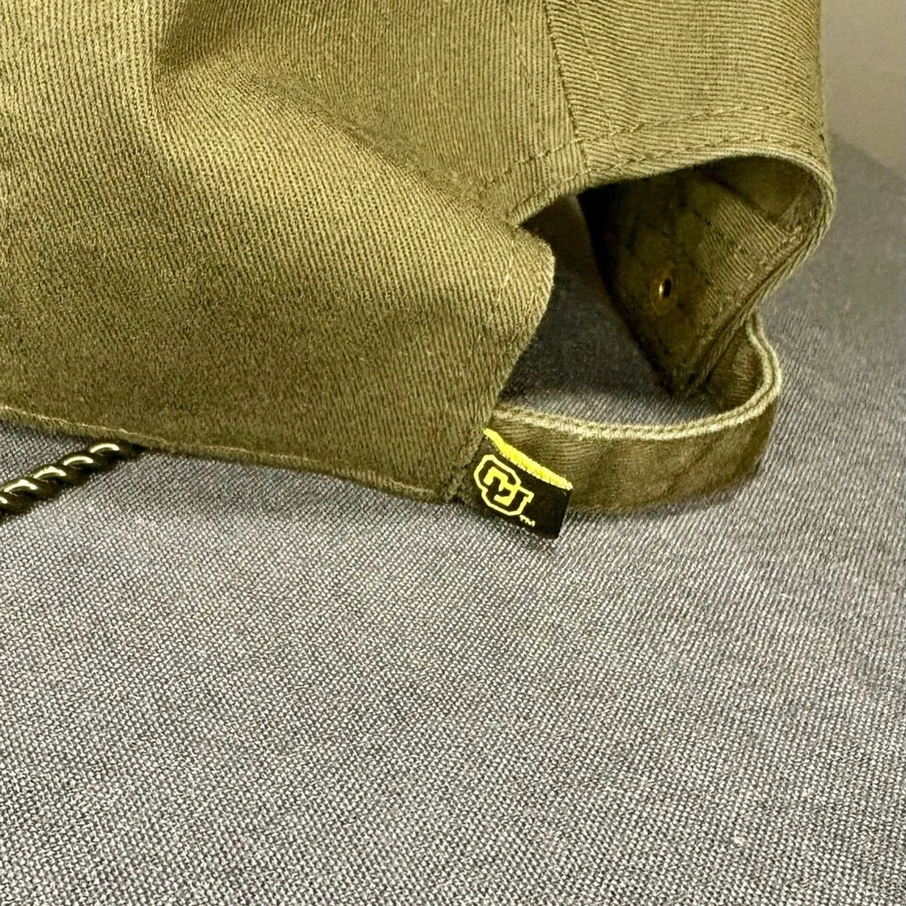 Black and Yellow CU Buffalo Embroidered Baseball Cap